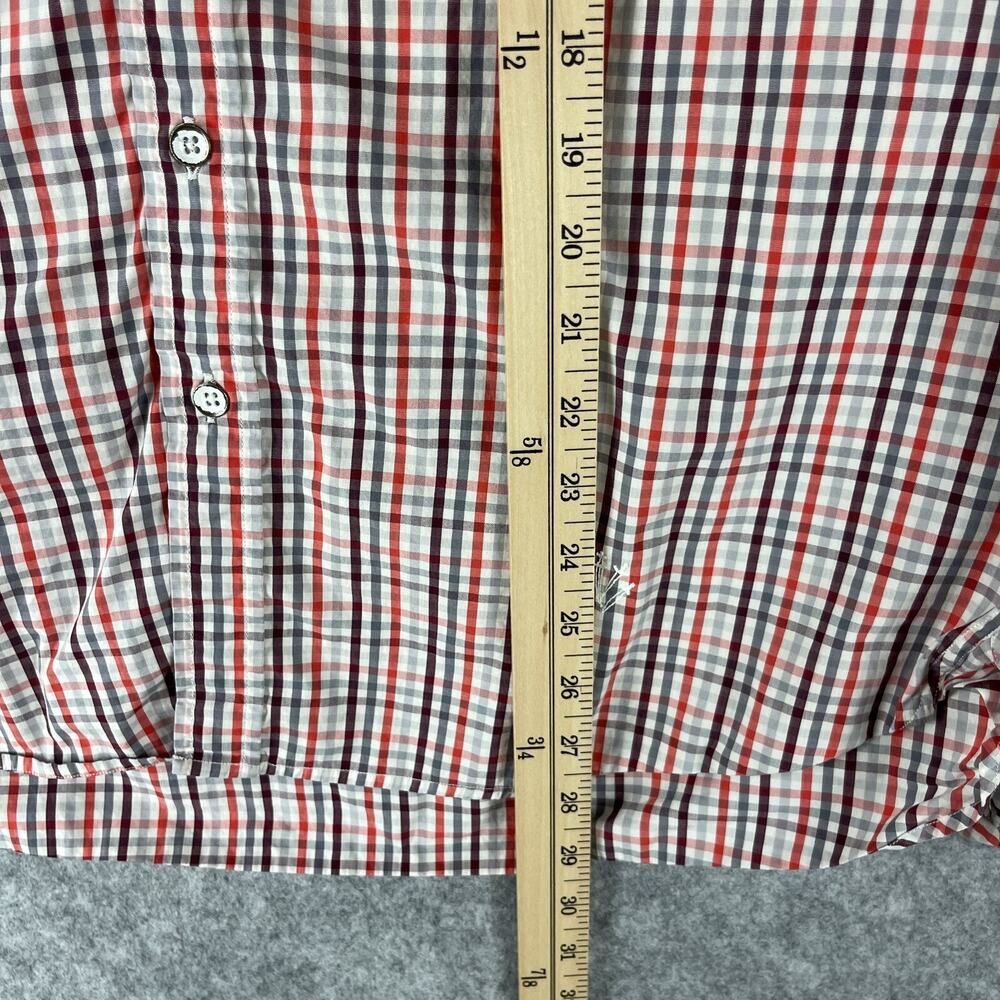 Rag Bone Tailored Workwear Shirt Mens Large Plaid Button Down Long Sleeve - Picture 10 of 16